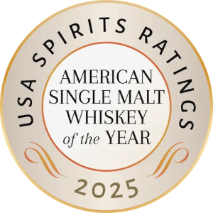 USA Spirits Ratings American Single Malt Whiskey of the Year 2025