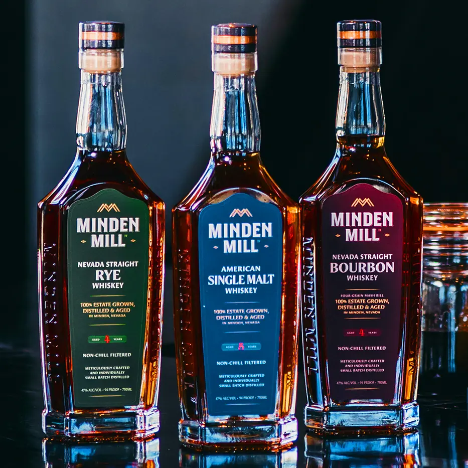 Minden Mill Whiskey Lineup